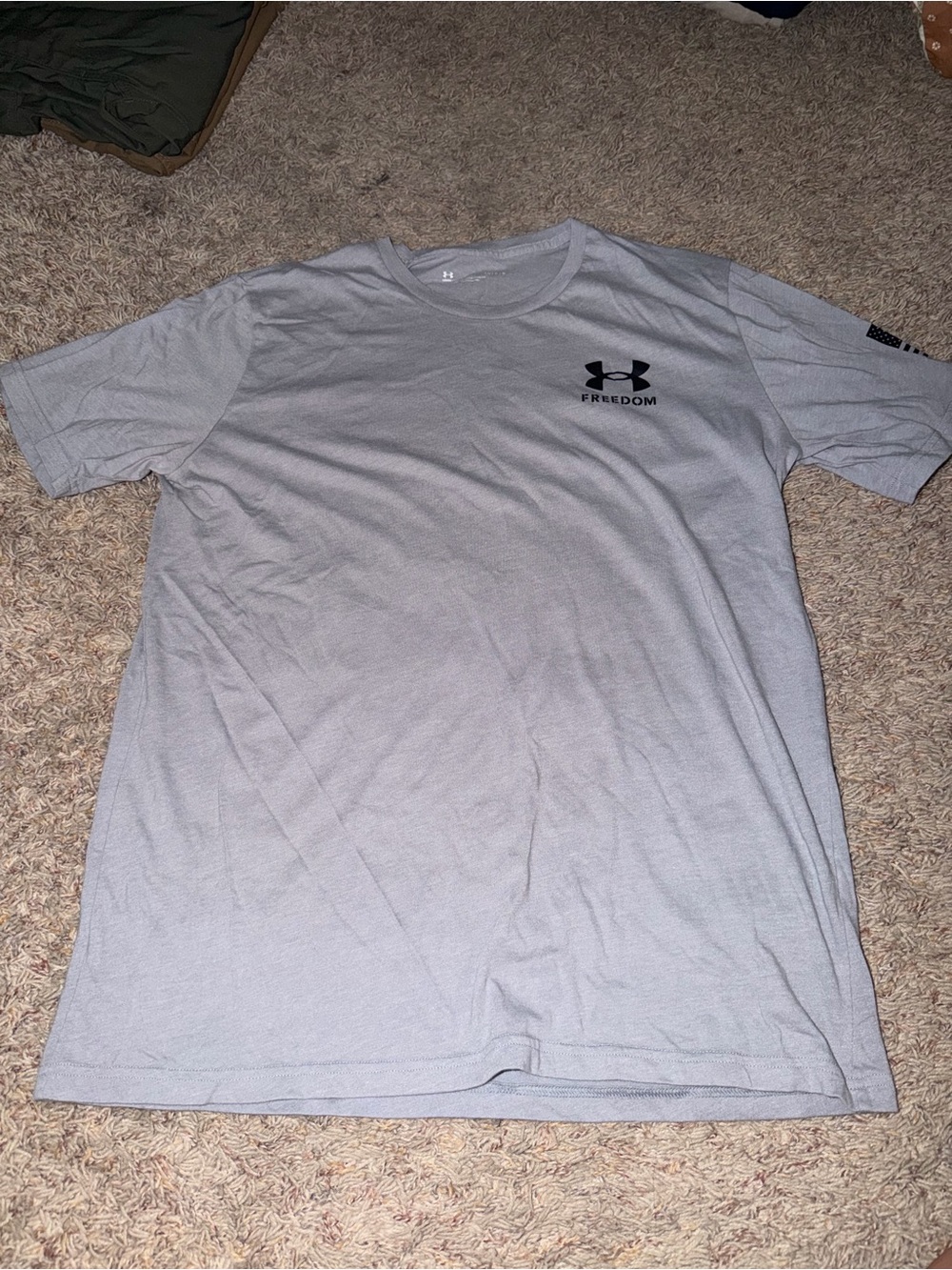 Under Armour Light Grey Crew Neck Performance Tee